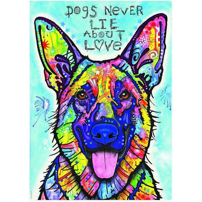 Puzzle Heye - Dean Russo: Dogs Never Lie, 1.000 piese (51805)