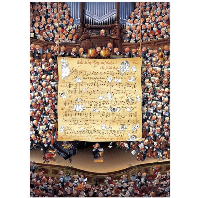 Puzzle Heye - Loup Jean-Jacques: The Sheet Music, 1.000 piese (40798)