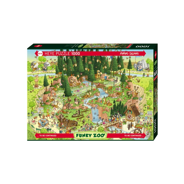 Heye 1000 db-os puzzle - Fekete-erdei élőhely (29638)