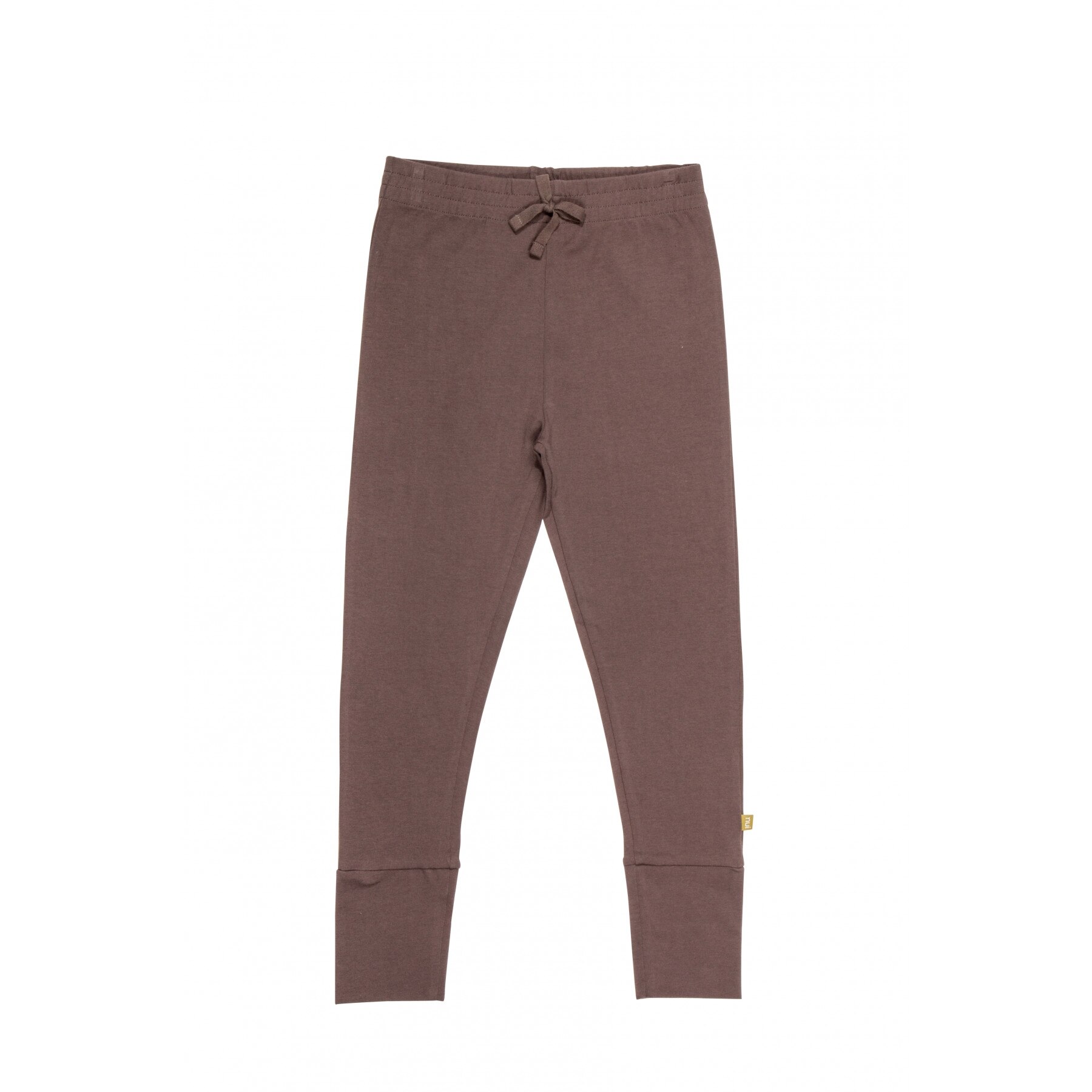 Pantaloni Moa din bumbac organic, culoarea gri inchis, varsta 12-18 luni