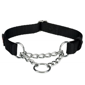 Zgarda Trixie Premium strangulanta cu stop negru S-M 30-40 cm/15 mm 202701 Zgarda Trixie Premium strangulanta cu stop negru S-M 30-40 cm/15 mm 202701