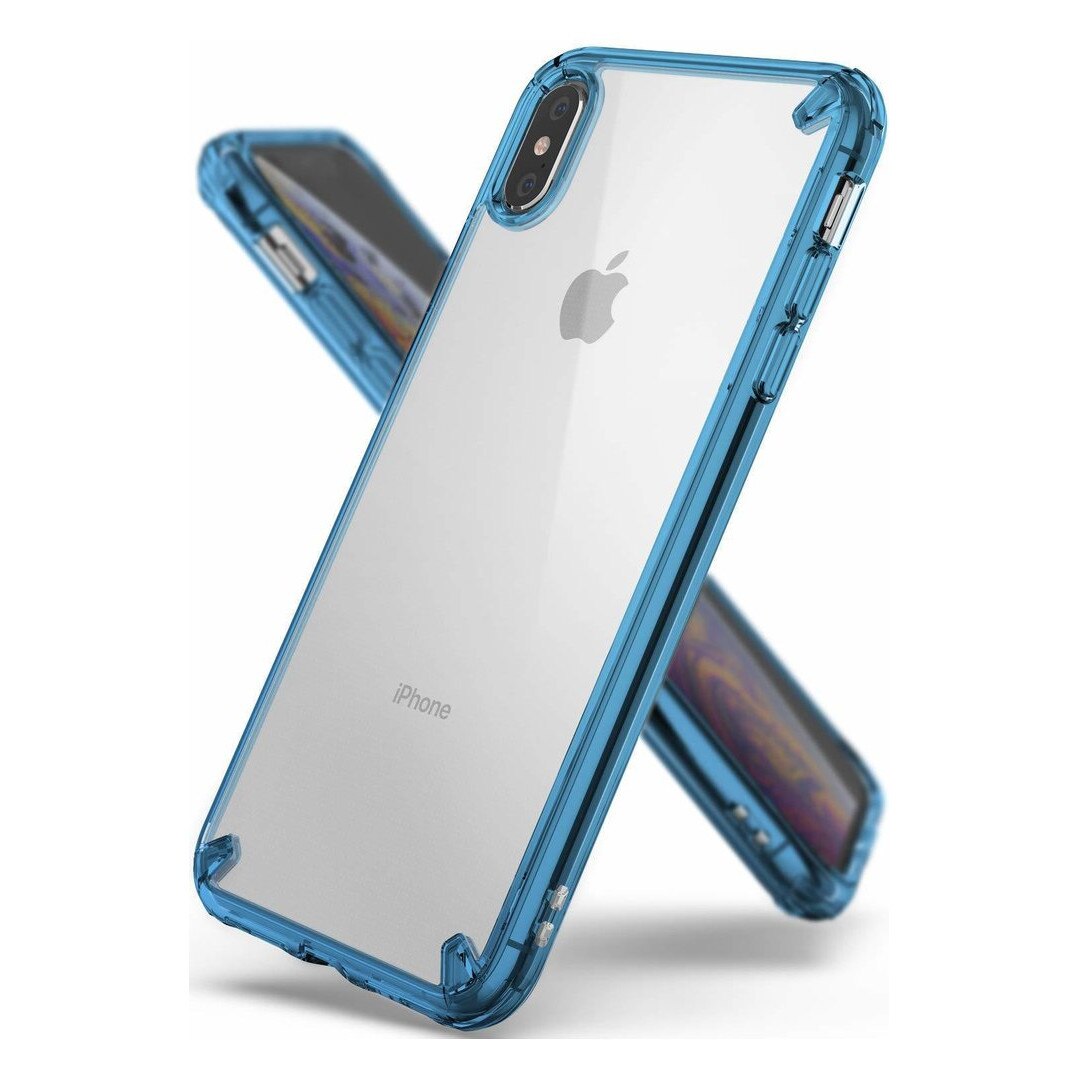Husa Ringke Fusion iPhone Xs Max Albastru deschis