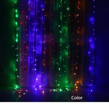 Instalatie de Craciun MAGIC CHRISTMAS, tip perdea digitala, 3x2 m, 400 leduri, multicolor, MC003M Instalatie de Craciun MAGIC CHRISTMAS, tip perdea digitala, 3x2 m, 400 leduri, multicolor, MC003M