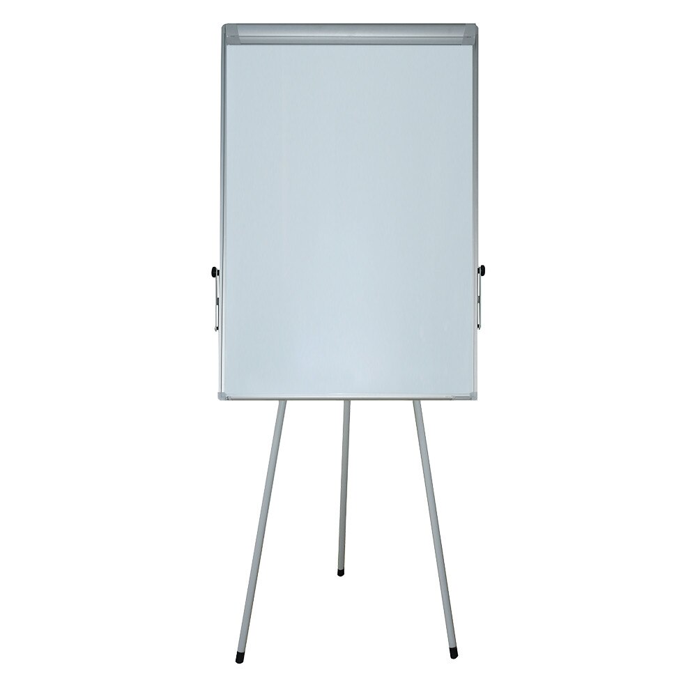 Flipchart magnetic, 70X100 cm, inaltime ajustabila cu 2 suruburi pe lateral, clema prindere hartie