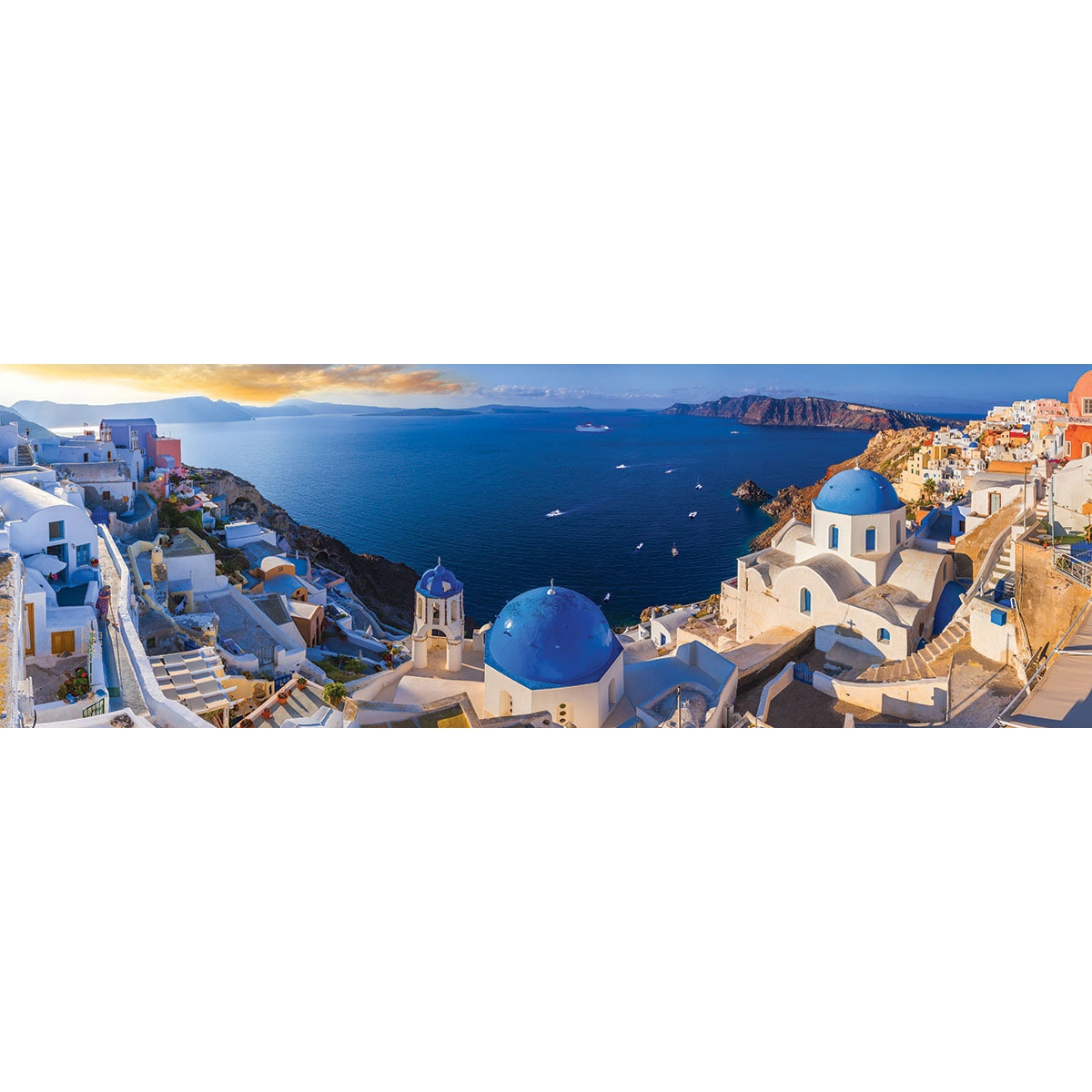 Puzzle panoramic Eurographics - Santorini, 1.000 piese (58583)