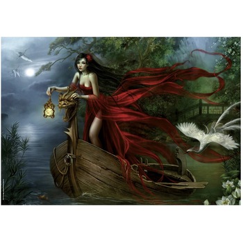 Puzzle Heye - Cris Ortega: The Swan, 1.000 piese (6087) Puzzle Heye - Cris Ortega: The Swan, 1.000 piese (6087)