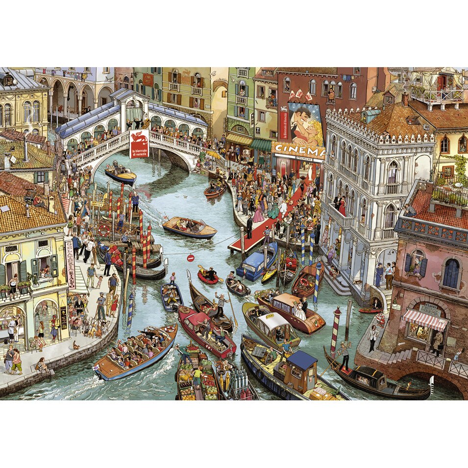 Puzzle Heye - Doro Gobel & Peter Knorr: O Sole Mio!, 2.000 piese (63227)