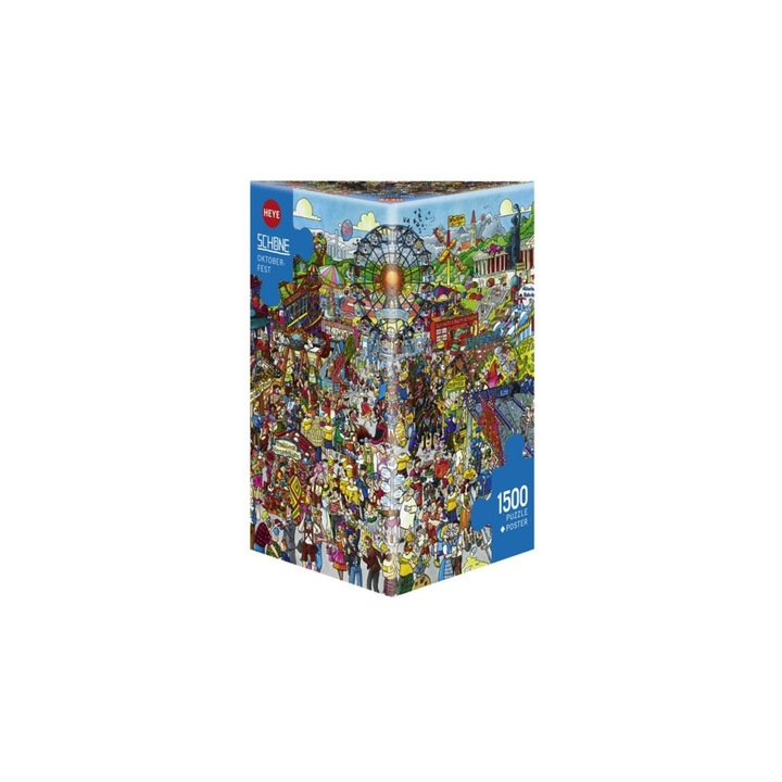 Heye 1500 db-os Triangular puzzle - Oktoberfest, Schöne (29842)