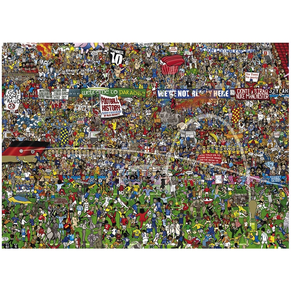Puzzle Heye - Alex Bennett: Football History, 3.000 piese (47075)