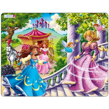 Puzzle Larsen - Princesses, 24 piese (48725) Puzzle Larsen - Princesses, 24 piese (48725)