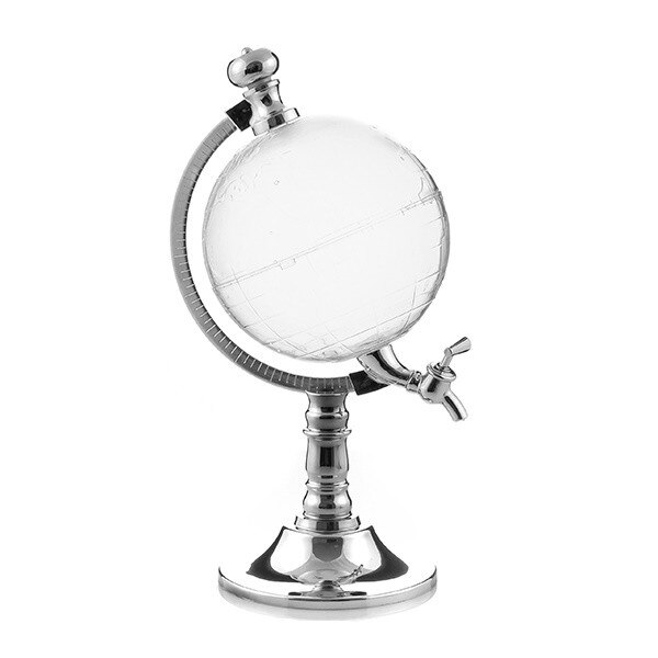 Dozator de bauturi globe InnovaGoods, cu o capacitate de 1.5 L, ideal ca dozator de bere sau orice alt tip de bautura, cu un design original si practic