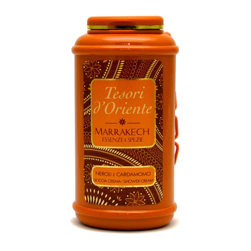 Gel de dus tonifiant crema Tesori D'Oriente Marrakech Neroli e Cardamomo  250ml 