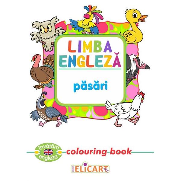 Limba engleza: Pasari (Colouring Book)