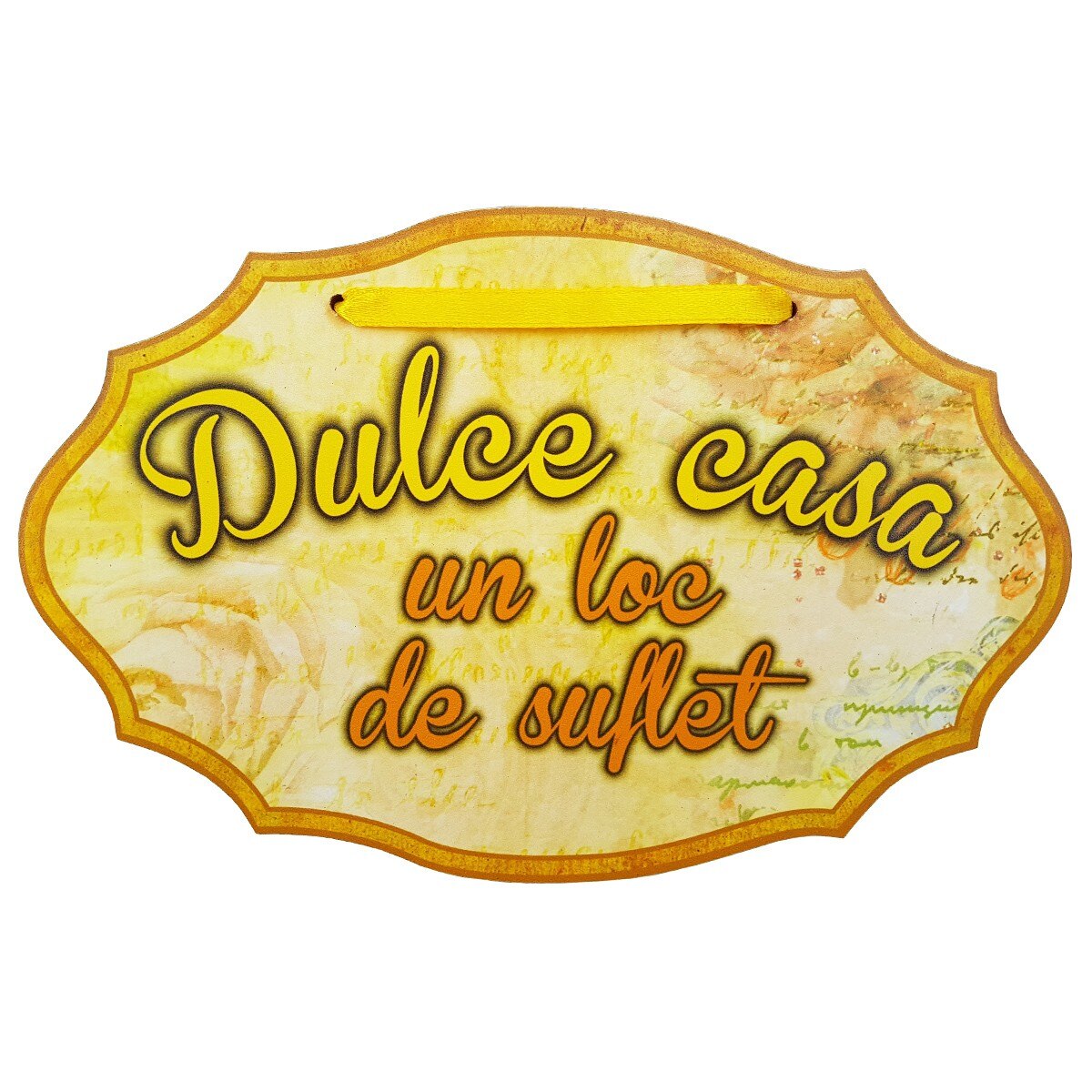 Tablita Dulce Casa, din lemn