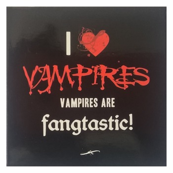 Magnet de frigider I love vampires Magnet de frigider I love vampires