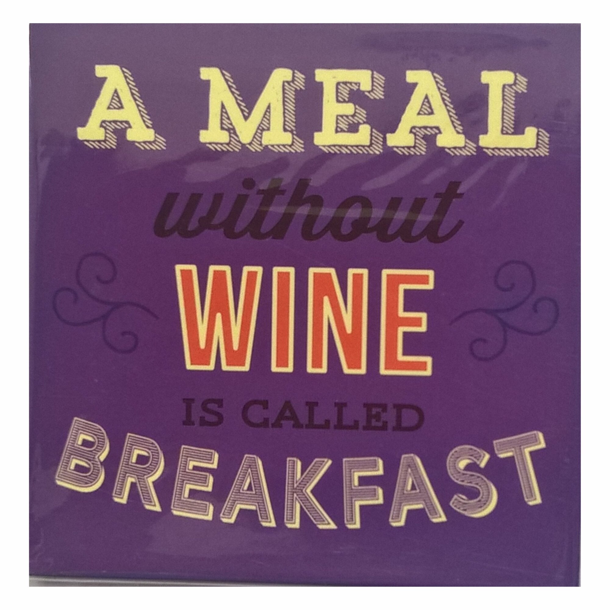 Magnet de frigider A meal without wine