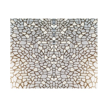 Folie pentru geam decorativa mozaic alb si negru, 5 m x 0.9 m Folie pentru geam decorativa mozaic alb si negru, 5 m x 0.9 m