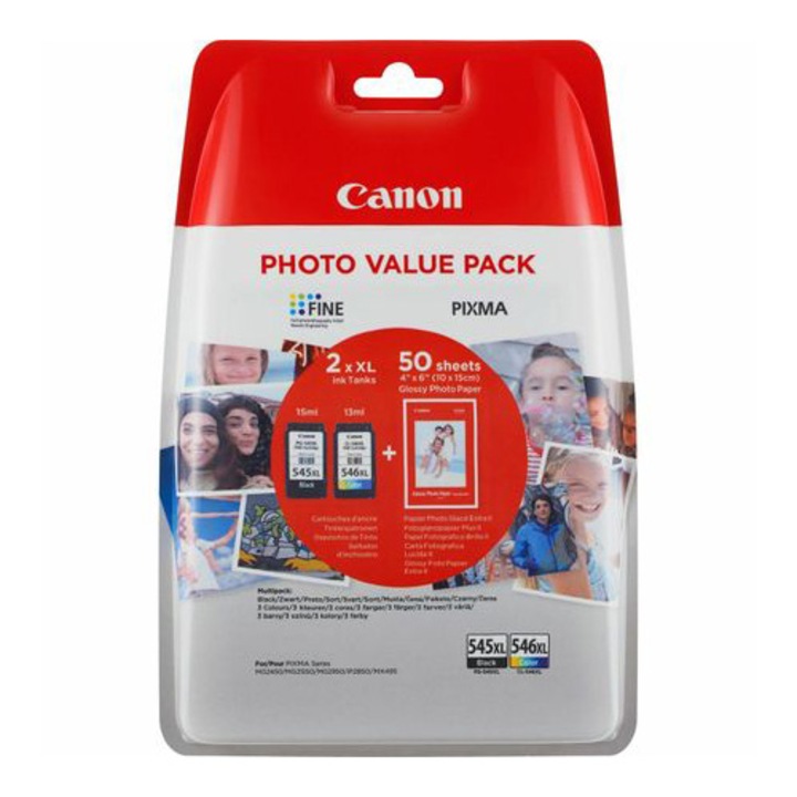 Canon PG545XL / CL546XL patronkészlet és GP-501 fotópapír