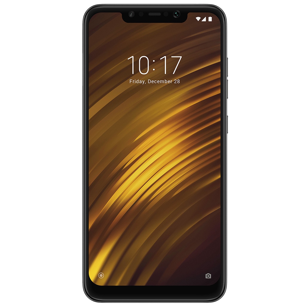 Смартфон Pocophone F1, Dual SIM, 128 GB, 4G, Black + WOWFIXIT течен ...