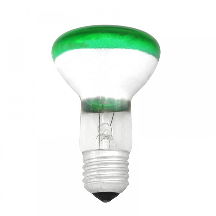 Рефлекторна крушка Tungsram, зелена, R63, E27, 40W
