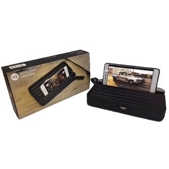 Boxa Portabila cu Bluetooth V2 Negru Difuzoare 5W Extra Bass Boxa Portabila cu Bluetooth V2 Negru Difuzoare 5W Extra Bass