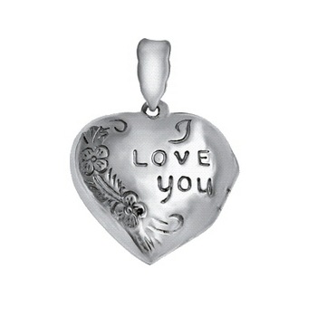 Pandant argint 925 rodiat inimioara se deschide gravat cu I Love you si doua floricicele - Be in Love, Be Special - BeSpecial 10026, 2,8, Argintiu Pandant argint 925 rodiat inimioara se deschide gravat cu I Love you si doua floricicele - Be in Love, Be Special - BeSpecial 10026, 2,8, Argintiu