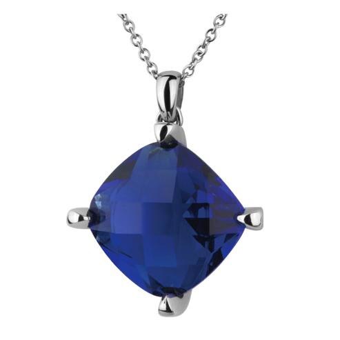 Pandantiv indigo elegant otel lucios si cutiuta - BeSpecial Indigo