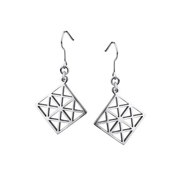 Cercei otel inox cu diverse forme geometrice - BeSpecial 2555, 5, Argintiu Cercei otel inox cu diverse forme geometrice - BeSpecial 2555, 5, Argintiu