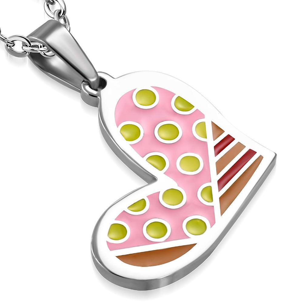 Pandant otel inox inimioara - BeSpecial