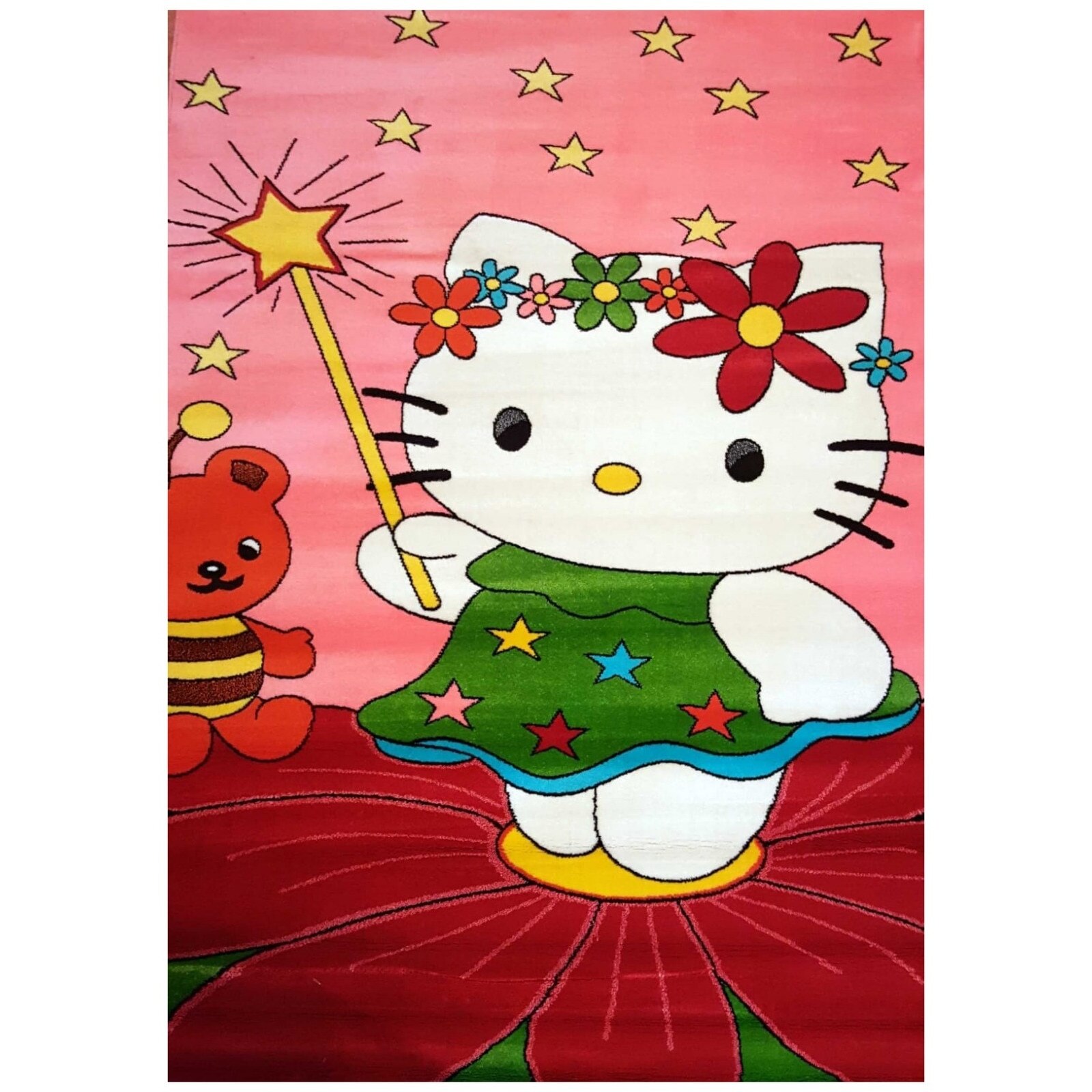 Covor pentru copii Hello Kitty, Multicolor, Disney, 150x225 cm