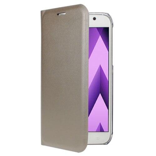 Husa tip carte Cellara Colectia Attitude Pentru Samsung Galaxy J3 2017 - Auriu