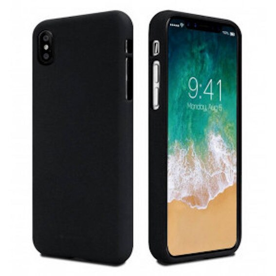 Husa iPhone XR Soft Feeling Neagra Mata Mercury