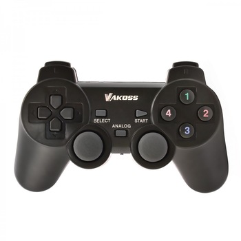 Joypad Vakoss, Wireless, Negru Joypad Vakoss, Wireless, Negru
