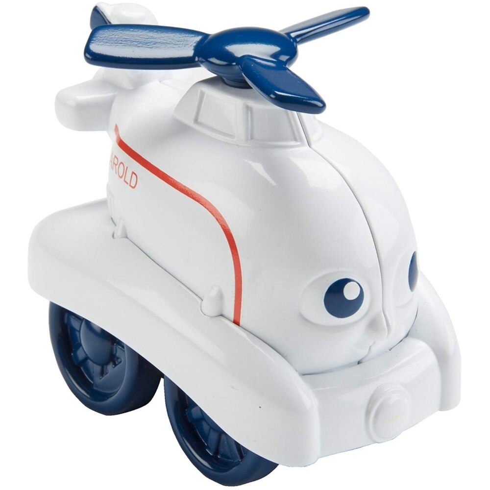 Locomotiva Fisher-Price Thomas si prietenii Harold cu tractiune