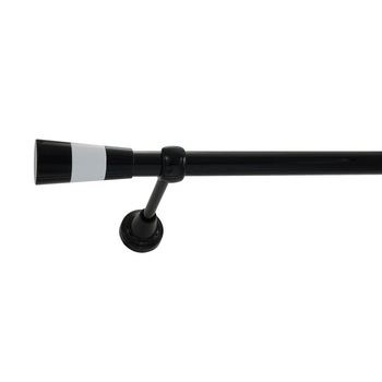 Galerie simpla Valeo, grosime 19mm,negru lucios, 160 cm Galerie simpla Valeo, grosime 19mm,negru lucios, 160 cm