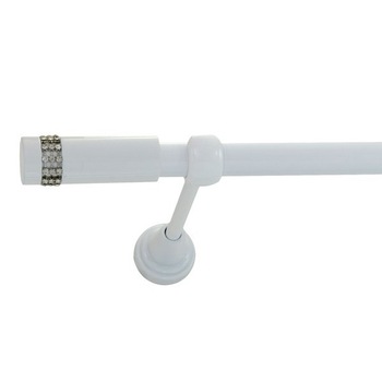 Galerie simpla Xantos, grosime 19mm,alb lucios, 160 cm Galerie simpla Xantos, grosime 19mm,alb lucios, 160 cm