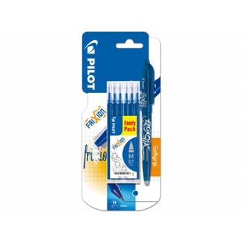 Roller Pilot Frixion 0.7 + Set 6 rezerve 0.7 Roller Pilot Frixion 0.7 + Set 6 rezerve 0.7
