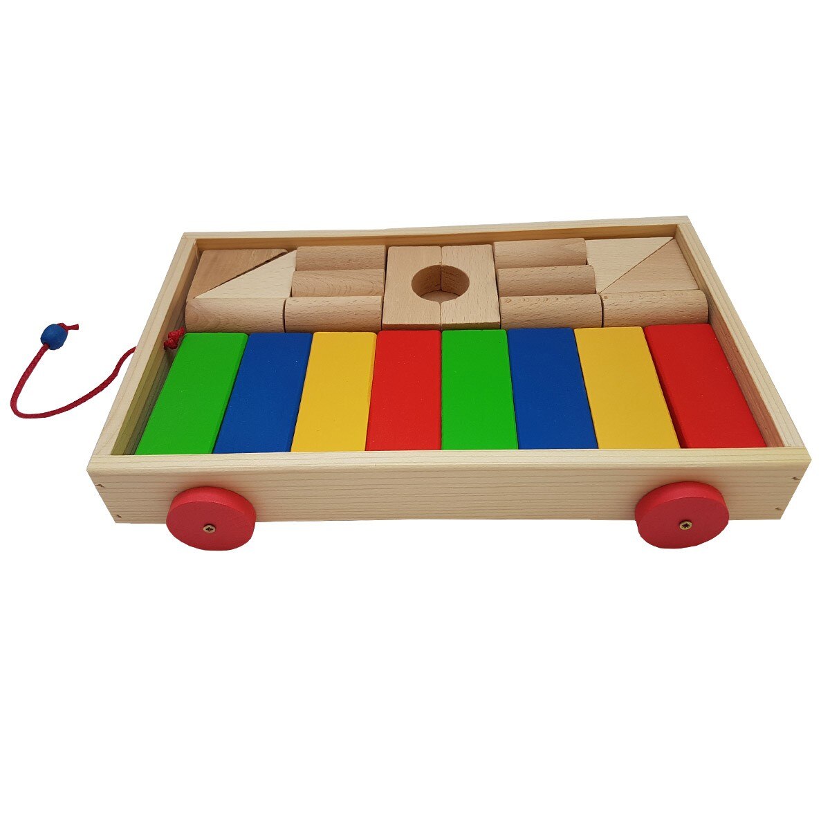 Cuburi lemn, remorca mica