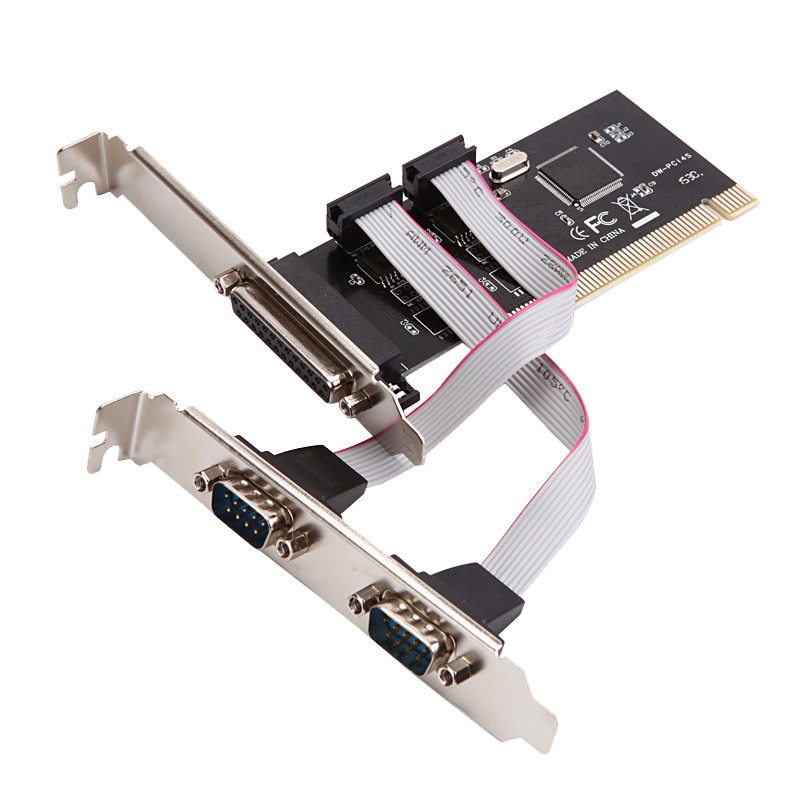 Card PCI, extensie pentru 1x Paralel D-SUB 25-pin + 2x Serial RS232 9-pin, HOPE R