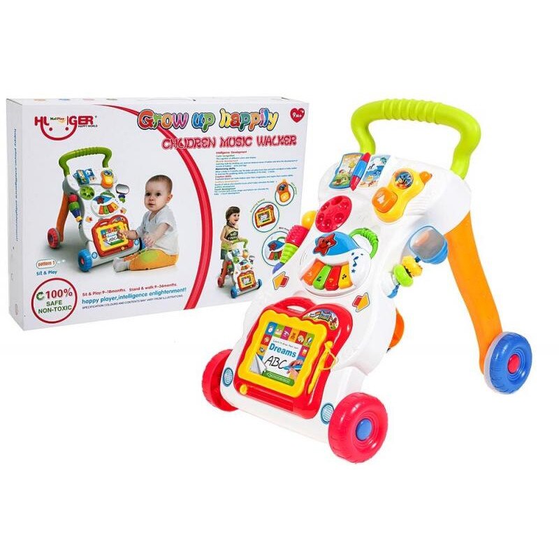 Premergator si centru de activitatii MagStar First Step 3 in 1, diverse activitati, imbunatirea calitatilor motorii, 9-36 luni