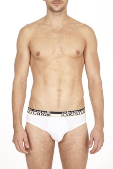 Slipi Roberto Cavalli, Alb/Negru, set 2 buc. Slipi Roberto Cavalli, Alb/Negru, set 2 buc.