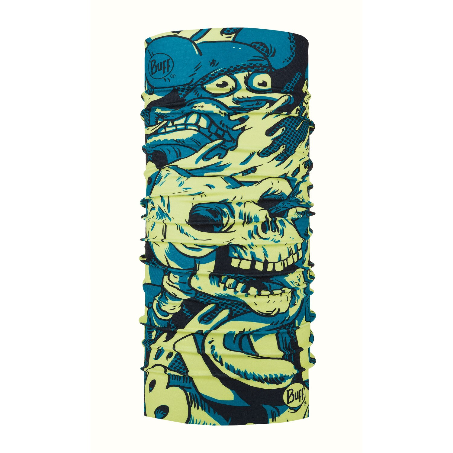 Bandana Buff New Original pentru Adulti FIZZSKU YELLOW FLUOR