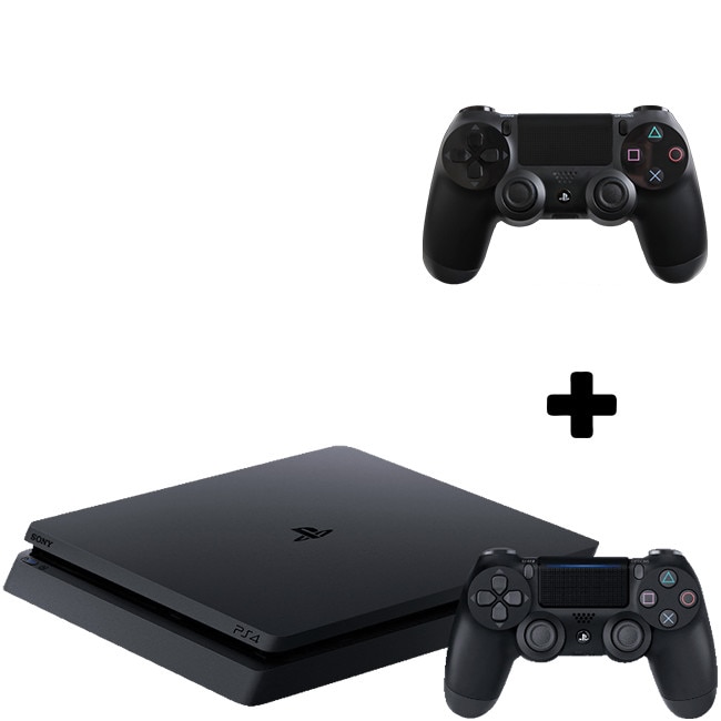 Contemporary Go up and down sound Consola PlayStation 4 Slim 500GB Negru, Sony PS4+Gamepad - Sony PlayStation  DualShock 4 Wireless - eMAG.ro
