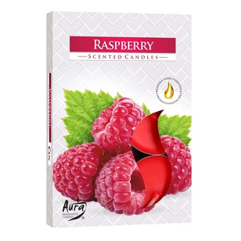 Set 6 Lumanari Pastila Parfumate Zmeura 4.00x4.00 cm Set 6 Lumanari Pastila Parfumate Zmeura 4.00x4.00 cm