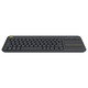Клавиатура Безжична Logitech K400 Plus Dark, Touchpad, PC-to-TV control, Black