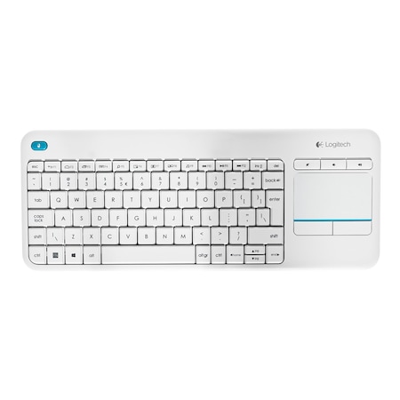 Клавиатура Безжична Logitech K400 Plus White