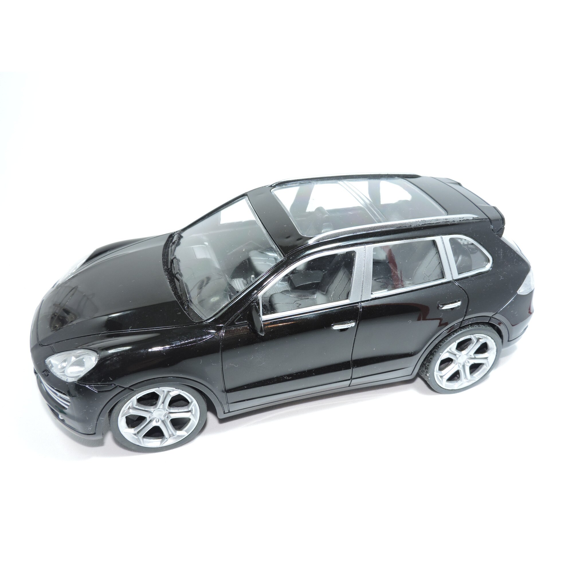 Masinuta cu telecomanda Porsche Cayenne, 26 cm, 4 directii, negru