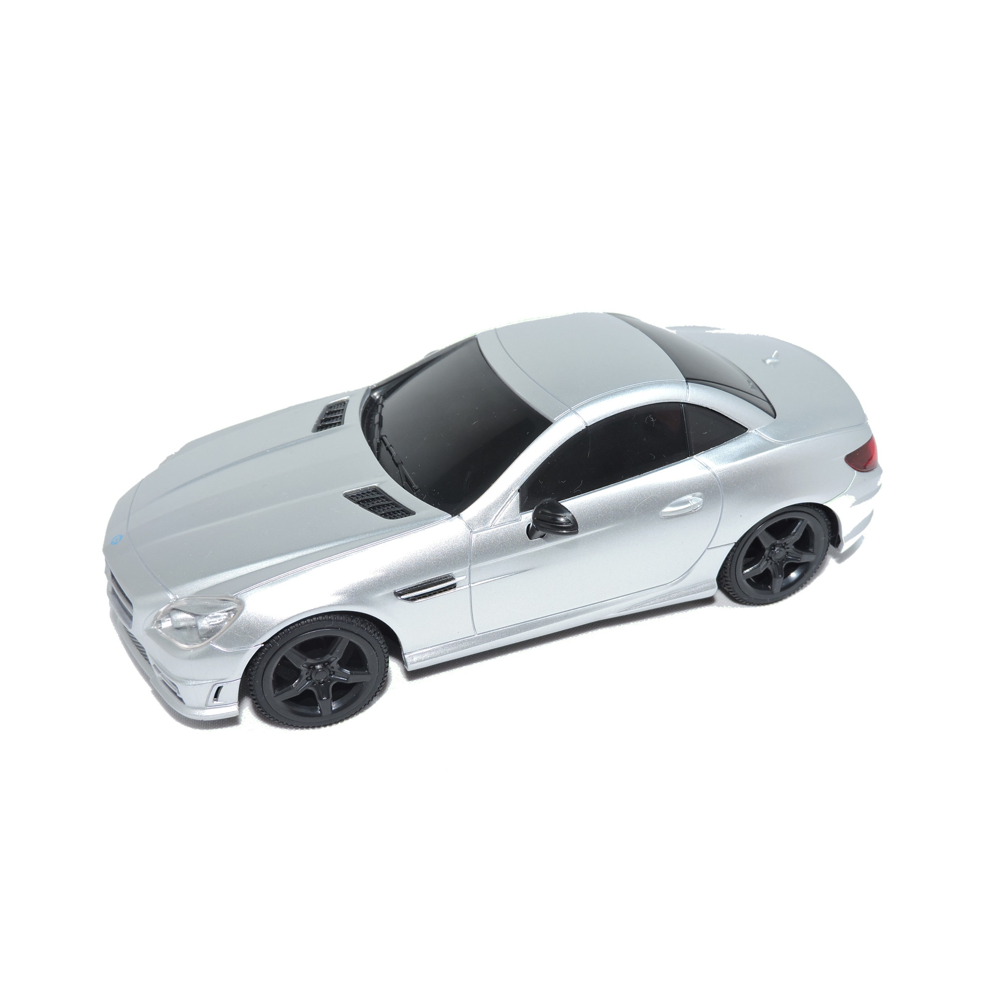Masinuta cu telecomanda Mercedes Benz SLK 350, scara 1:24, 4 directii, argintiu