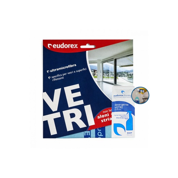 Set carpa curatare geamuri, Eudorex, 25 g