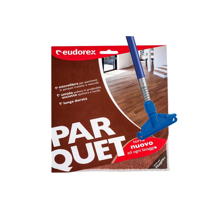 Set carpe de curatat Eudorex Parquet + maner si suport